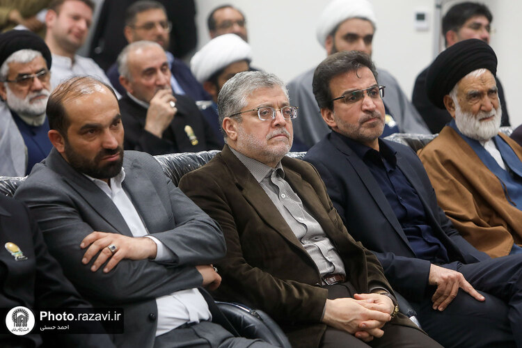 افتتاح پروژه ساماندهی نمای میدان قبله حرم مطهر رضوی-2