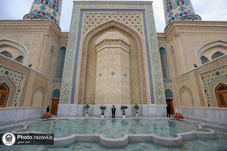 افتتاح پروژه ساماندهی نمای میدان قبله حرم مطهر رضوی-2