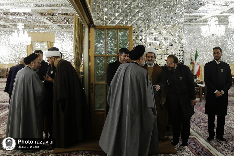 جشن روز میلاد امیرالمومنین در حرم مطهر رضوی