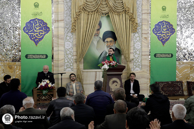 جشن روز میلاد امیرالمومنین در حرم مطهر رضوی