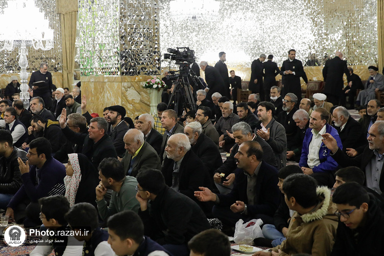 جشن روز میلاد امیرالمومنین در حرم مطهر رضوی