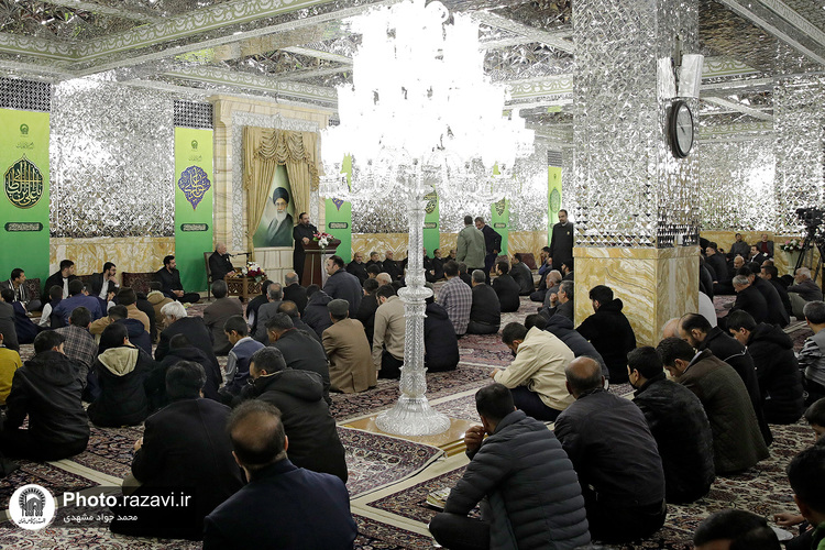 جشن روز میلاد امیرالمومنین در حرم مطهر رضوی