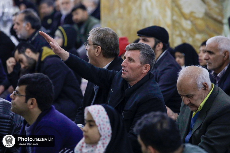 جشن روز میلاد امیرالمومنین در حرم مطهر رضوی