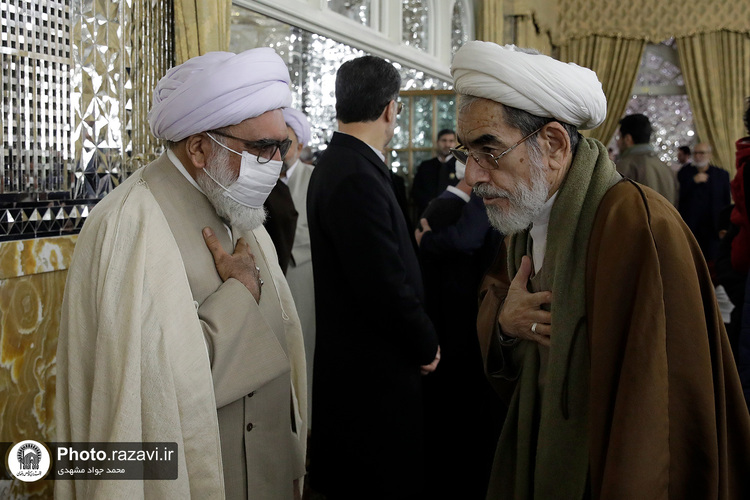 جشن روز میلاد امیرالمومنین در حرم مطهر رضوی