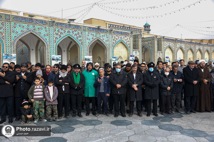 تشییع پیکر همسر سردار شهید عبدالحسین برونسی در مشهد