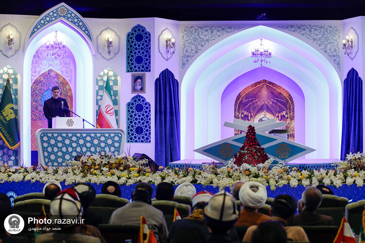 آیین افتتاحیه چهل‌ویکمین دوره مسابقات بین‌المللی قرآن در حرم رضوی