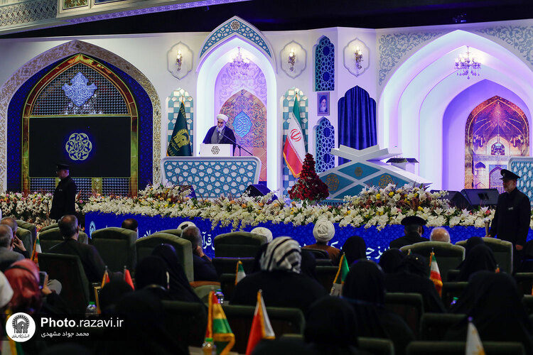 آیین افتتاحیه چهل‌ویکمین دوره مسابقات بین‌المللی قرآن در حرم رضوی