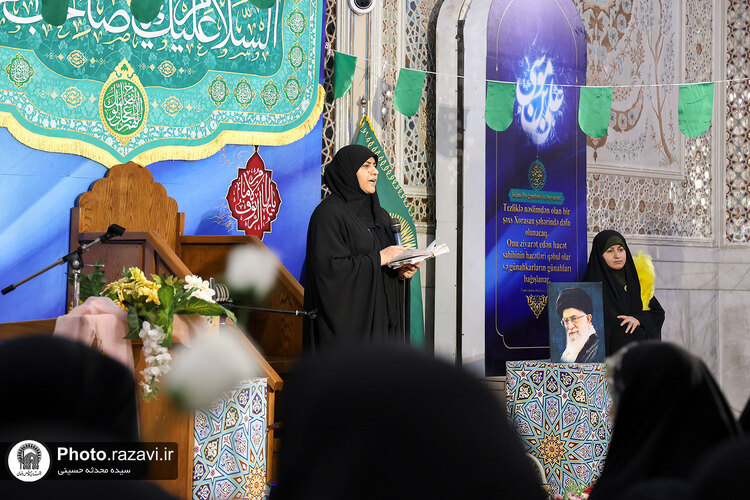 ویژه برنامه ولادت اقمار در حرم مطهر رضوی