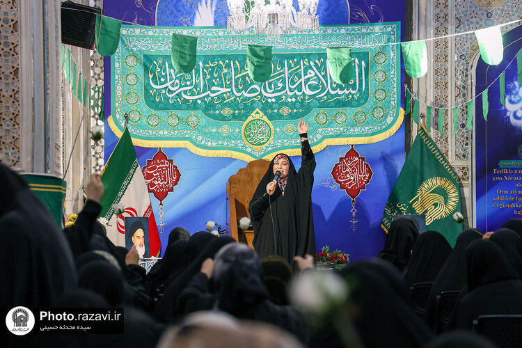 ویژه برنامه ولادت اقمار در حرم مطهر رضوی