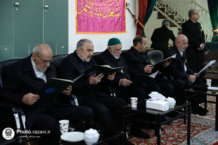 مجلس ترحیم همسر شهید برونسی در حرم مطهر رضوی