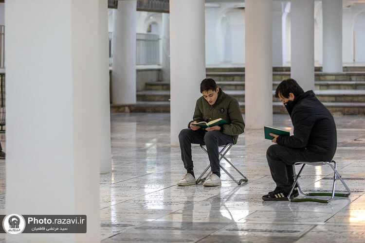 آیین «چراغ برات» در حرم مطهر رضوی