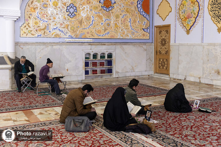 آیین «چراغ برات» در حرم مطهر رضوی