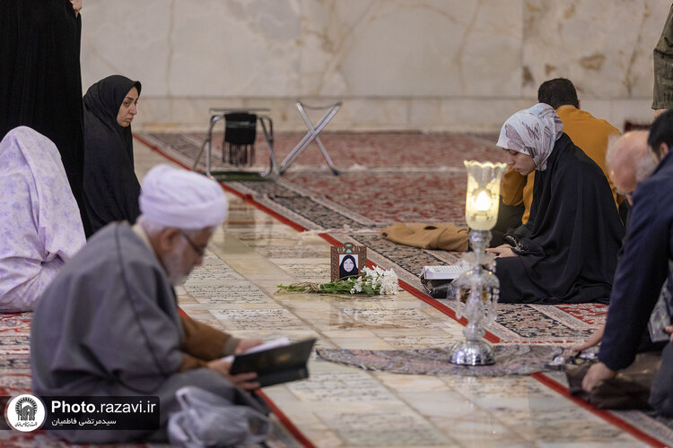آیین «چراغ برات» در حرم مطهر رضوی