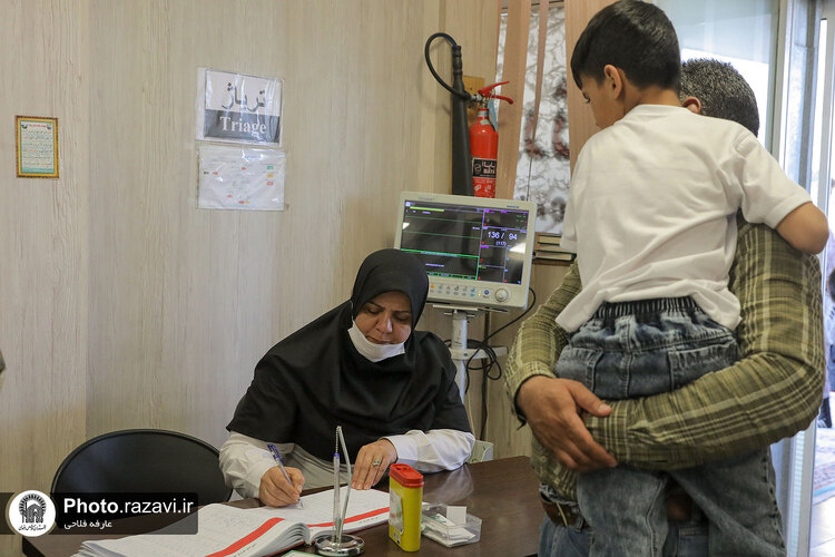 خدمات دارالشفای امام در مراسم سال تحویل