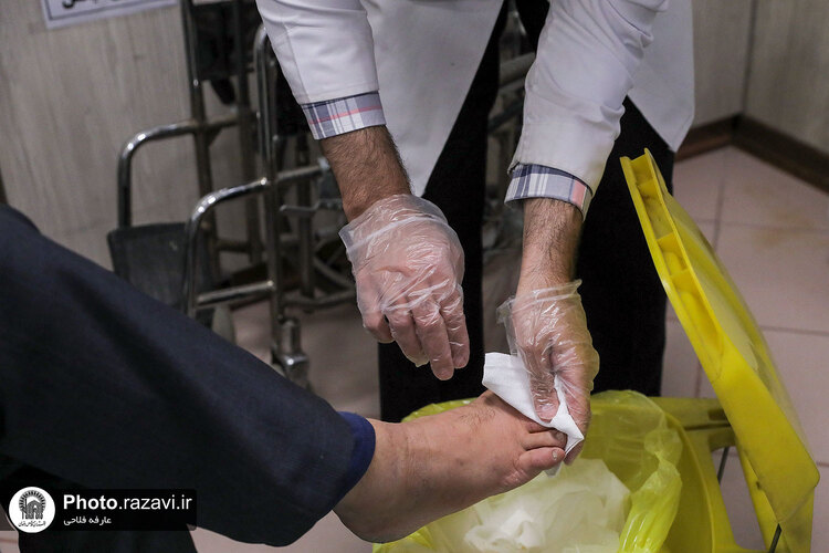 خدمات دارالشفای امام در مراسم سال تحویل