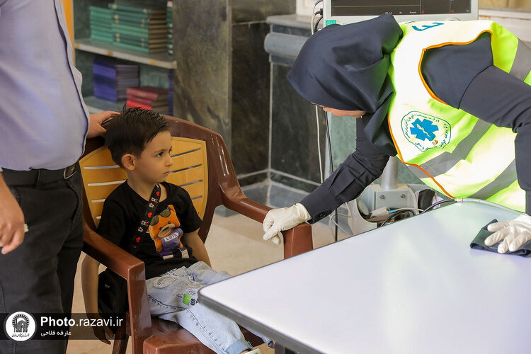 خدمات دارالشفای امام در مراسم سال تحویل