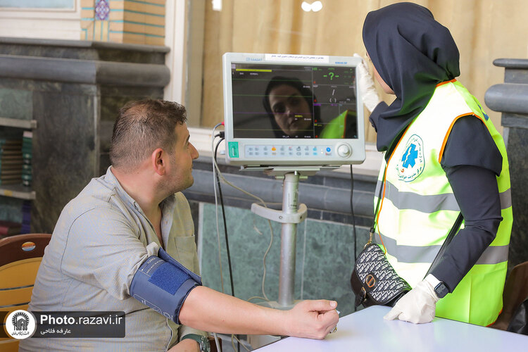 خدمات دارالشفای امام در مراسم سال تحویل