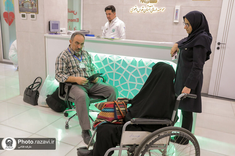 خدمات دارالشفای امام در مراسم سال تحویل