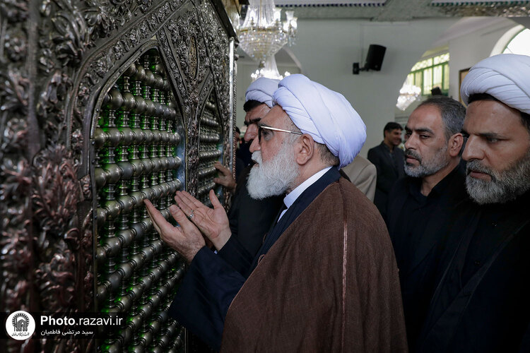 حضور تولیت آستان قدس رضوی در امامزادگان سید یاسر و ناصر علیهم السلام مشهد