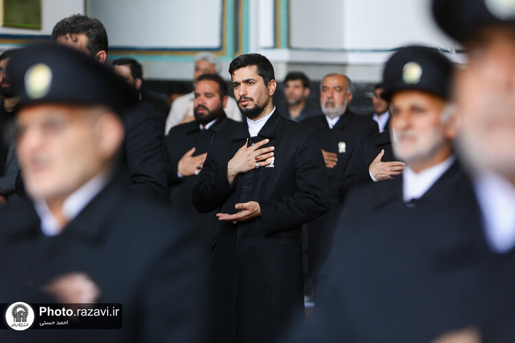 آئین اذن اعزام کاروان های زیر سایه خورشید در حرم مطهر رضوی