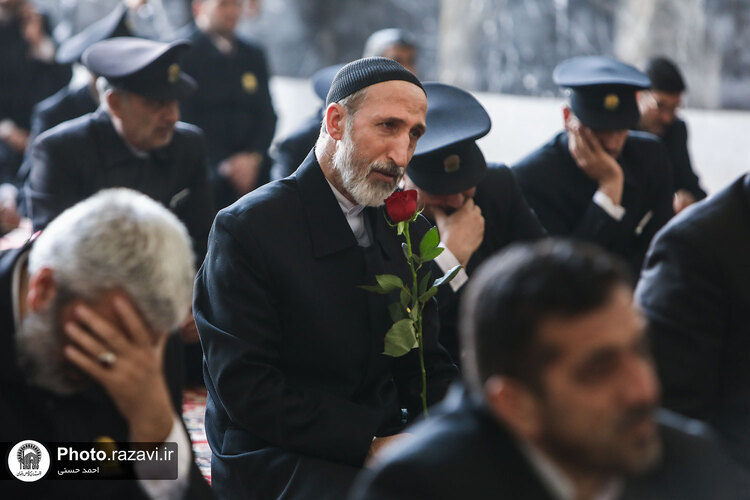 آئین اذن اعزام کاروان های زیر سایه خورشید در حرم مطهر رضوی