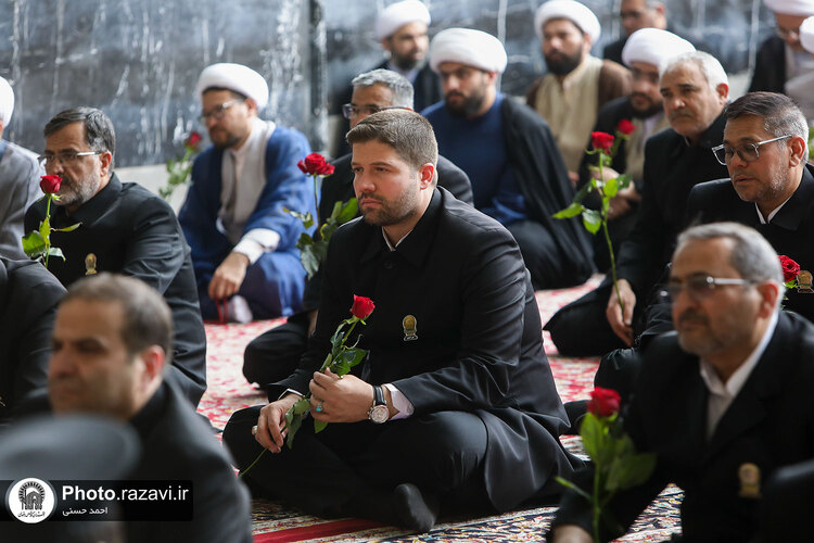 آئین اذن اعزام کاروان های زیر سایه خورشید در حرم مطهر رضوی