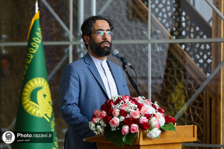 آئین اذن اعزام کاروان های زیر سایه خورشید در حرم مطهر رضوی