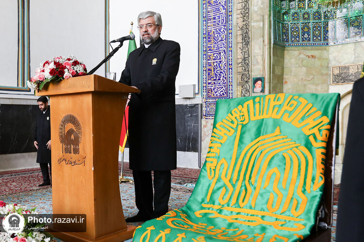 آئین اذن اعزام کاروان های زیر سایه خورشید در حرم مطهر رضوی