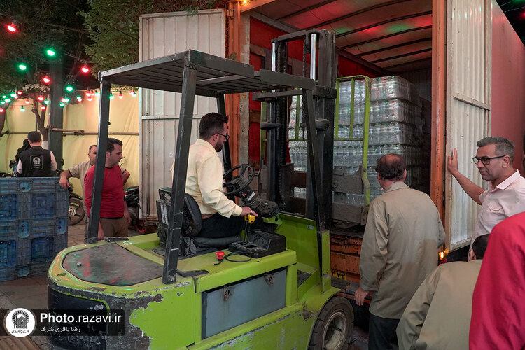 آماده‌سازی مواکب خیابان امام رضا علیه‌السلام