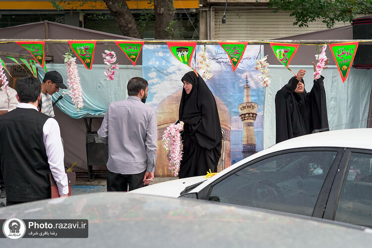 آماده‌سازی مواکب خیابان امام رضا علیه‌السلام