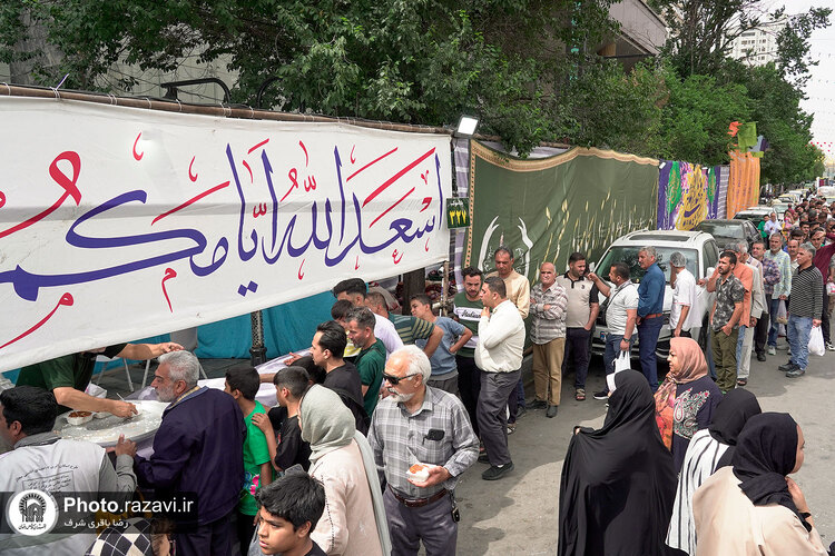 آماده‌سازی مواکب خیابان امام رضا علیه‌السلام