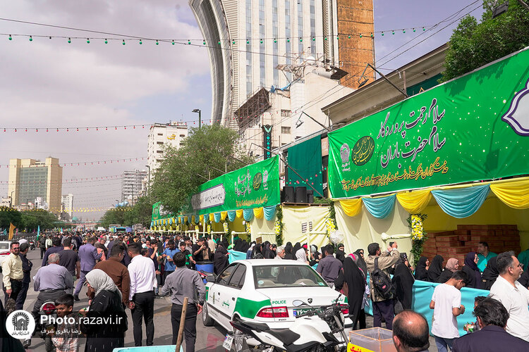 آماده‌سازی مواکب خیابان امام رضا علیه‌السلام