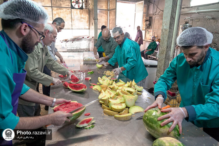 آماده‌سازی مواکب خیابان امام رضا علیه‌السلام