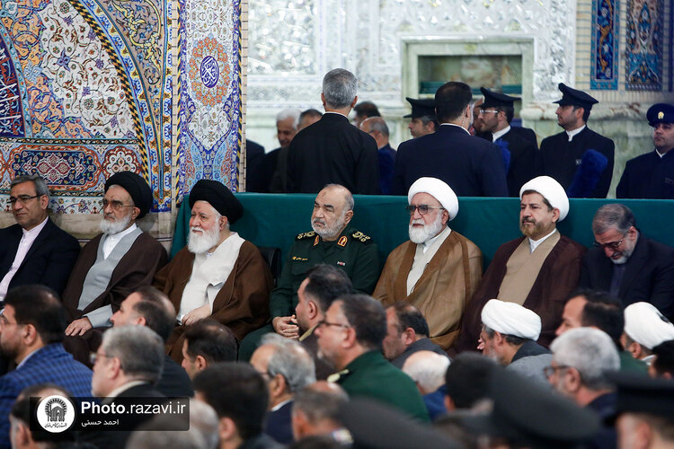 مراسم یادبود شهدای خدمت در حرم مطهر رضوی