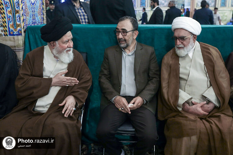 مراسم یادبود شهدای خدمت در حرم مطهر رضوی