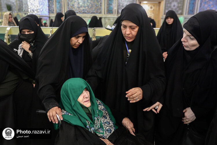 مراسم یادبود شهدای خدمت در حرم مطهر رضوی