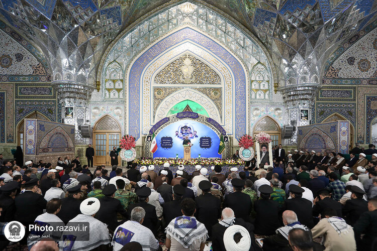 مراسم یادبود شهدای خدمت در حرم مطهر رضوی