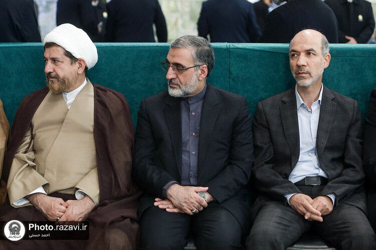 مراسم یادبود شهدای خدمت در حرم مطهر رضوی