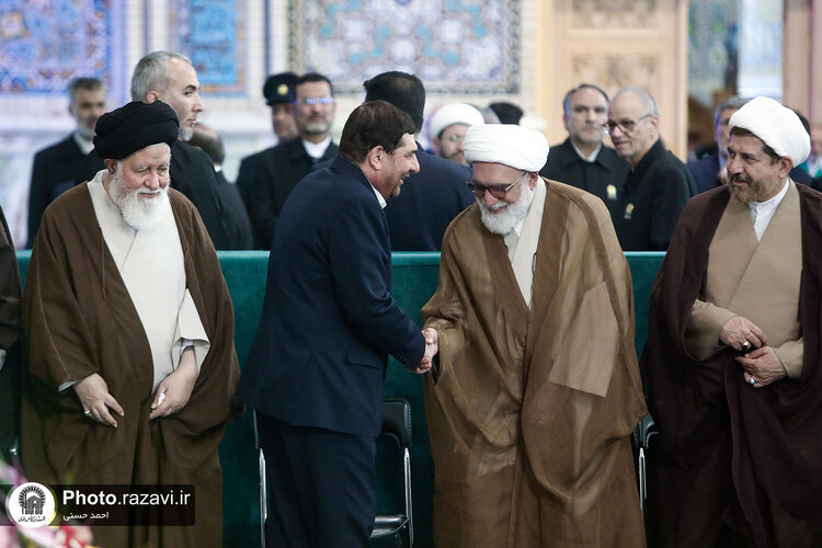 مراسم یادبود شهدای خدمت در حرم مطهر رضوی