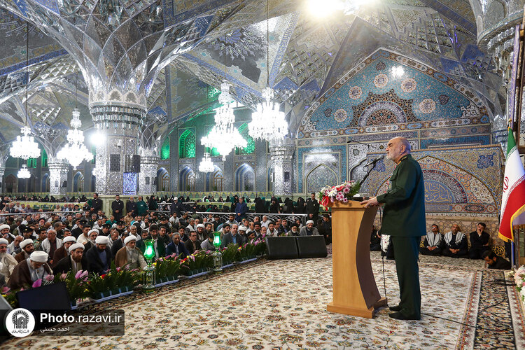 مراسم یادبود شهدای خدمت در حرم مطهر رضوی