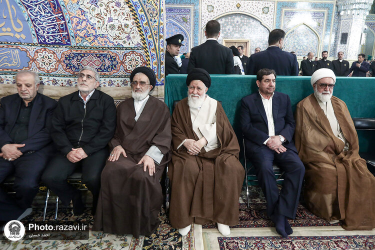 مراسم یادبود شهدای خدمت در حرم مطهر رضوی