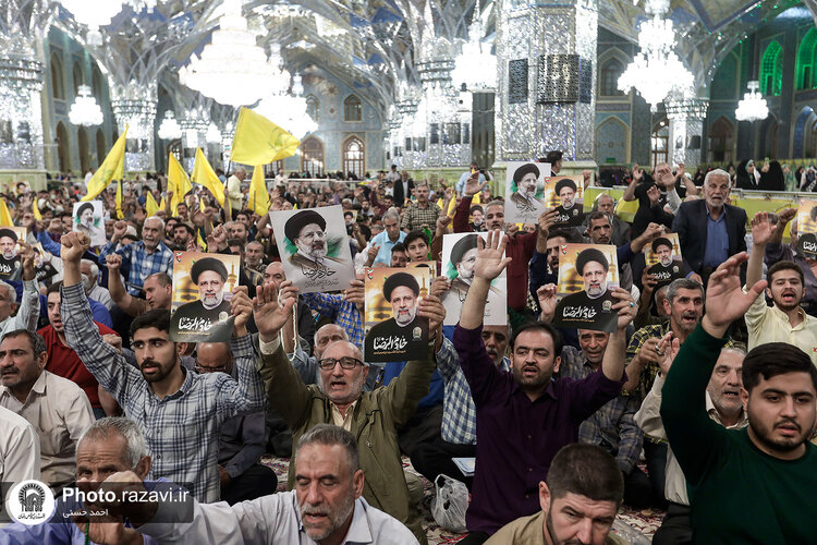 مراسم یادبود شهدای خدمت در حرم مطهر رضوی