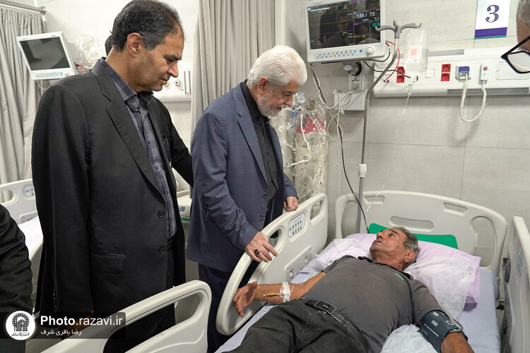 بازدید رئیس اورژانس کشور و رییس کمیسیون بهداشت مجلس از دارالشفا امام رضا علیه‌السلام