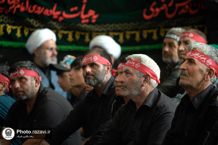 اجتماع عزاداران استان گلستان در حرم مطهر رضوی