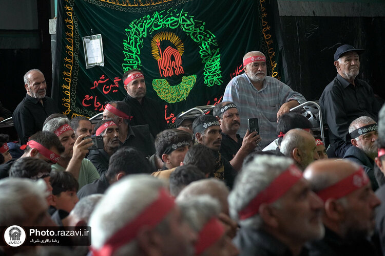 اجتماع عزاداران استان گلستان در حرم مطهر رضوی