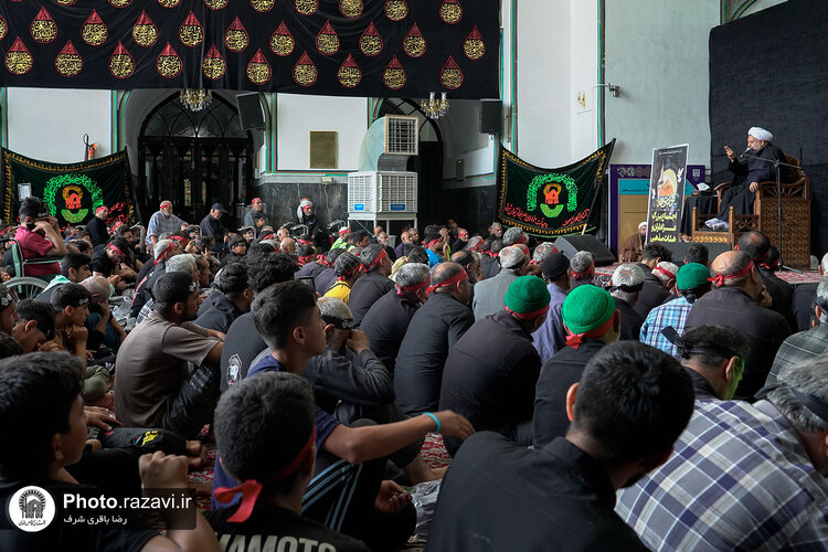 اجتماع عزاداران استان گلستان در حرم مطهر رضوی