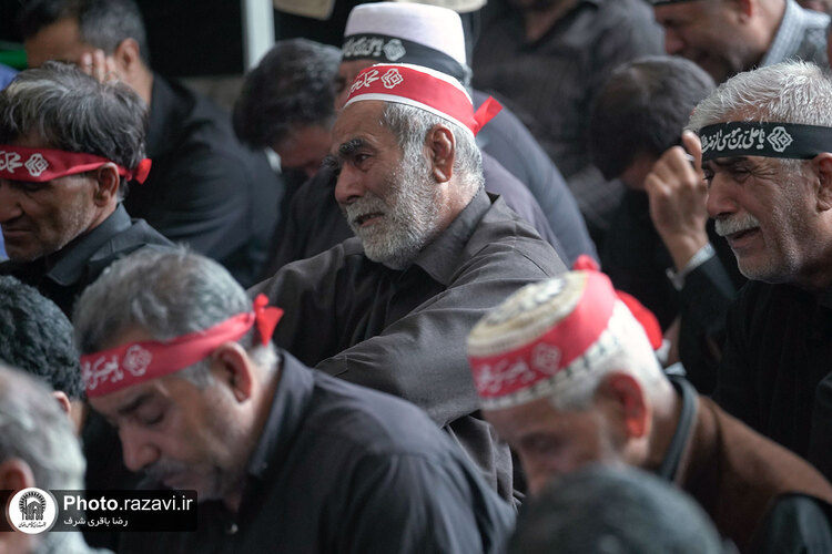 اجتماع عزاداران استان گلستان در حرم مطهر رضوی