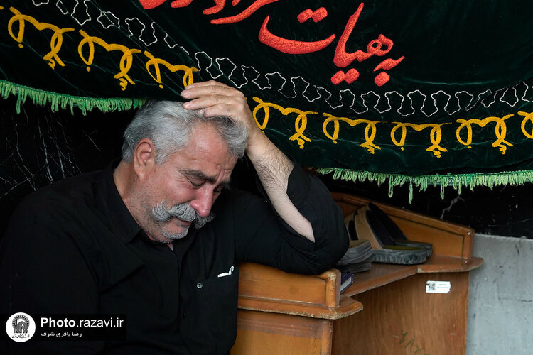 اجتماع عزاداران استان گلستان در حرم مطهر رضوی