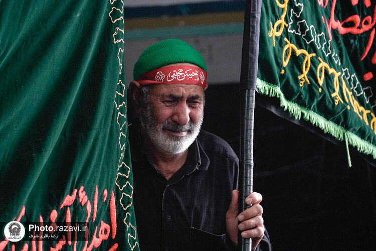 اجتماع عزاداران استان گلستان در حرم مطهر رضوی