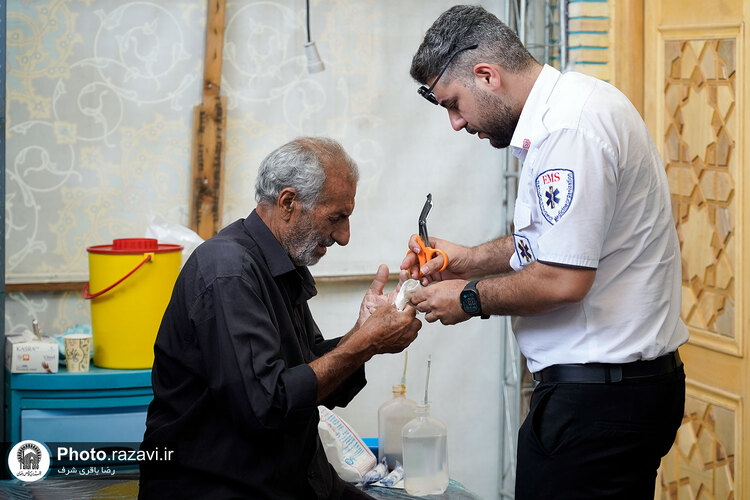 خدمات دارالشفای امام در دهه آخر صفر